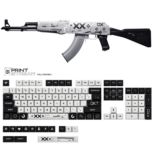 Juego de teclas teclado Printstream Counter Strike 2 CSGO 140 teclas