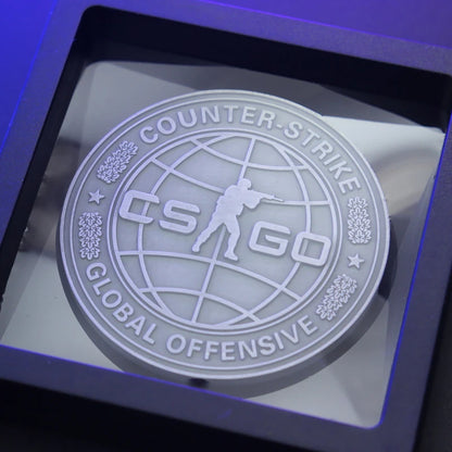 CSGO CS GO Counter Strike Design, moneda de cinco años de Veteran, Medalla/moneda-moneda de 5 años, accesorios de colección limitada de regalo